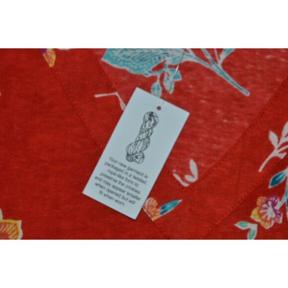 NWT Only Necessities Women's Plus Size Floral Cotton Summer Dress Size 1X 22/24 - Picture 6 of 10